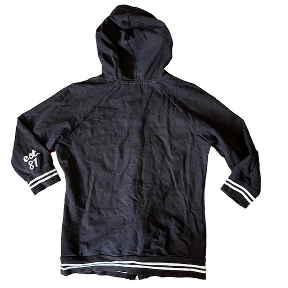beautiful Y2K black guess zip up hoodie - Picture 2 of 2